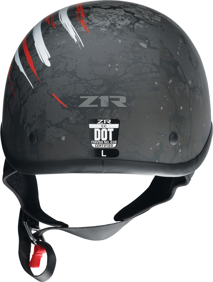 Z1R CC Beanie Helmet - Justice - Black/Red/White/Blue - XS 0103