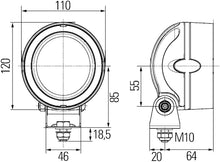 Carica l'immagine nel visualizzatore di Gallery, Hella Work Lamp Na 0Gr Md1224 Lt Mb3 1Gm