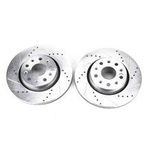 Cargar imagen en el visor de la galería, Power Stop 18-19 Jeep Wrangler Front Evolution Drilled & Slotted Rotors - Pair