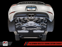 Cargar imagen en el visor de la galería, AWE Tuning Porsche 718 Boxster / Cayman Touring Edition Exhaust - Chrome Silver Tips