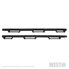 Carica l'immagine nel visualizzatore di Gallery, Westin 14-18 Chevrolet Silverado 1500 DC 6.5ft Bed HDX Stainless Drop W2W Nerf Step Bars - Tex. Blk