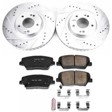 Carica l'immagine nel visualizzatore di Gallery, Power Stop 13-18 Hyundai Santa Fe Sport Front Z23 Evolution Sport Brake Kit