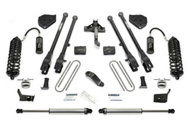 Fabtech 2019 Ford F450/550 4WD 6in 4 Link System w/DL 4.0 Resi Coilovers & DL 2.25 Shocks