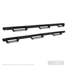 Carica l'immagine nel visualizzatore di Gallery, Westin/HDX 99-16 Ford F-250/350 Crew Cab (6.75ft Bed) Stainless Drop Nerf Step Bars - Textured Black