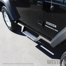 Cargar imagen en el visor de la galería, Westin 07-18 Jeep Wrangler JK 2dr. HDX Stainless Drop Nerf Step Bars - Tex. Blk