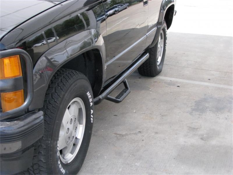 N-Fab Wheel-To-Wheel Textured Black Nerf Steps Fit 2015-2020 Chevrolet Suburban/GMC Yukon SUV 4