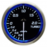 DEFI Blue Racer Turbo Gauge N2 52mm 200KPA
