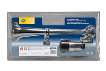 Carica l'immagine nel visualizzatore di Gallery, Hella Horn Kit Bl Chrome Air 1Trumpet 12V