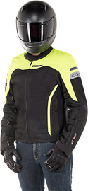 ALPINESTARS Leonis Jacket - Black/Yellow - 2XL 3206518-155-2X