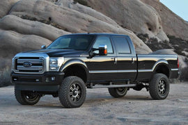 Fabtech 10-16 Ford F350/450 4WD 8 Lug 6in 4 Link System w/DL 4.0 Coilovers & Rear DL Shocks
