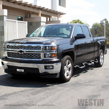 Carica l'immagine nel visualizzatore di Gallery, Westin 14-18 Chevrolet Silverado 1500 DC 6.5ft Bed HDX Stainless Drop W2W Nerf Step Bars - Tex. Blk