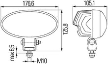 Cargar imagen en el visor de la galería, Hella Work Lamp Na 0Gr Md1224 Dt Ov90 1Gb