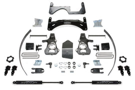 Fabtech 14-18 GM K1500 w/OE Alum. UCA 6in Basic System w/Stealth Shocks