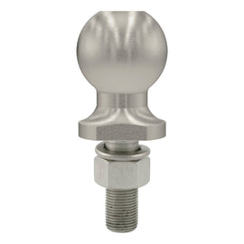 Curt 2in Trailer Ball (3/4in x 2-1/8in Shank 3500lbs Stainless Packaged)