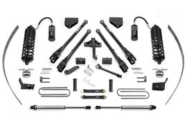 Fabtech 11-16 Ford F250 4WD w/o Overload 8in 4 Link System w/DL 4.0 Resi Coilovers & Rear DL Shocks
