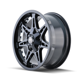 Mayhem 8060 Missile 20x9 / 6x135 BP / 18mm Offset / 106mm Hub Black Wheel