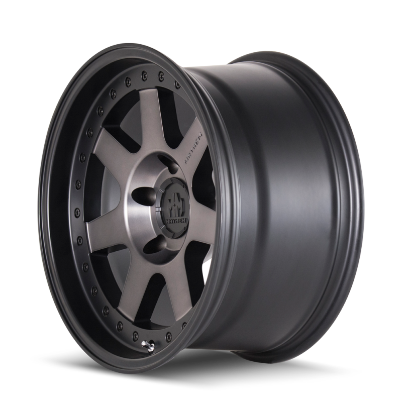 Mayhem 8300 Prodigy 18x9 / 6x135 BP / 0mm Offset / 87.1mm Hub Matte Black w/ Dark Tint Wheel