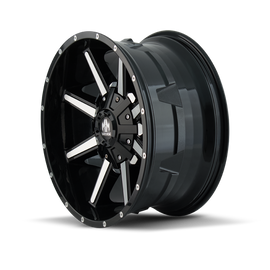 Mayhem 8104 Arsenal 20x9 / 6x135 BP / 0mm Offset / 106mm Hub Black/Machined Face Wheel
