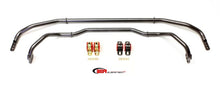 Cargar imagen en el visor de la galería, BMR 13-15 Chevrolet Camaro Front & Rear Hollow 29mm Adj. Sway Bar Kit w/ Bushings - Black Hammertone