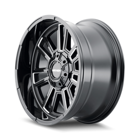 Mayhem 8115 Apollo 20x10 / 6x135 BP / -19mm Offset / 106mm Hub Black w/ Milled Spokes Wheel