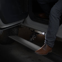 Cargar imagen en el visor de la galería, Go Rhino 21-23 Ford Bronco 2dr E-BOARD E1 Electric Running Board Kit (No Drill) - Tex. Blk