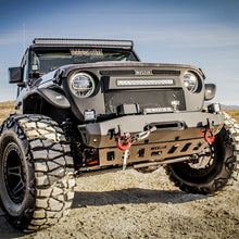 Cargar imagen en el visor de la galería, Westin 18-22 Jeep Wrangler JL / 20-22 Gladiator WJ2 Stubby Front Bumper - Tex. Blk