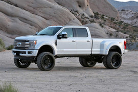 Fabtech 2019 Ford F450/550 4WD 6in Radius Arm System w/DL 4.0 Resi Coilovers & DL 2.25 Shocks