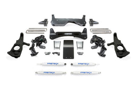 Fabtech 11-19 GM 3500HD 2WD/4WD 6in RTS System w/Perf. Shocks