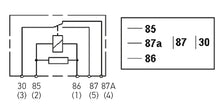 Carica l'immagine nel visualizzatore di Gallery, Hella Relay Micro Iso 5 Pole 12V Spst Res