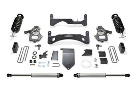 Fabtech 14-18 GM C/K1500 w/OE Alum. UCA 6in Perf. System Gen II w/DL 4.0 Coilovers & Rear DL Shocks