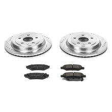 Carica l'immagine nel visualizzatore di Gallery, Power Stop 08-14 Cadillac CTS Rear Z23 Evolution Sport Brake Kit
