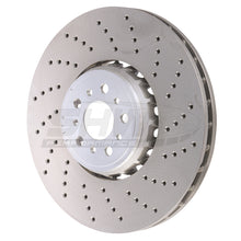 Cargar imagen en el visor de la galería, SHW 20-21 BMW X3 M 3.0L Right Front Cross-Drilled Lightweight Brake Rotor