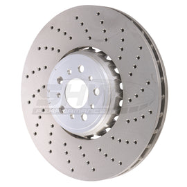 SHW 20-21 BMW X3 M 3.0L Right Front Cross-Drilled Lightweight Brake Rotor