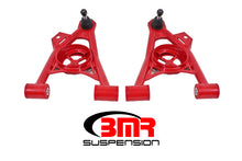 Carica l'immagine nel visualizzatore di Gallery, BMR 94-04 Ford Mustang Non-Adj. A-Arms Lower (Poly) w/ Spring Pocket - Red
