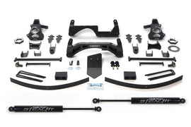 Fabtech 07-13 GM K1500 4WD w/o Autoride 6in Basic System w/Stealth Shocks