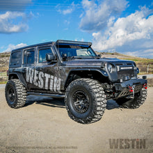 Laden Sie das Bild in den Galerie-Viewer, Westin 18-22 Jeep Wrangler JLU 4dr Platinum 4 Oval Nerf Step Bars - Tex. Blk