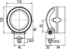 Carica l'immagine nel visualizzatore di Gallery, Hella Work Lamp Na 0Gr Md1224 Lt Mb3 1Gm