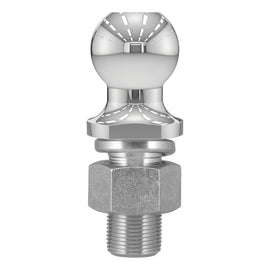 Curt 2in Trailer Ball (1-1/4in x 2-5/8in Shank 10000lbs Chrome)