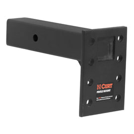 Curt Adjustable Pintle Mount (2-1/2in Shank 18000lbs 7in High 8in Long)