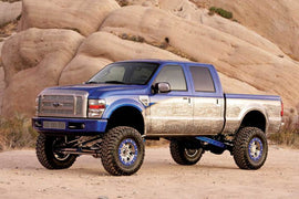 Fabtech 08-10 Ford F250 4WD 10in 4 Link System w/DL 4.0 Coilovers & Rear DL Shocks