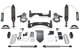 Fabtech 14-18 GM C/K1500 w/OE Forged UCA 6in Perf. System Gen II w/DL 2.5 Coilovers & Rear DL Shocks
