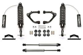Fabtech 14-18 GM C/K1500 w/OE Alum. UCA 2in UCA System w/DL 2.5 Resi Coilovers & Rear DL Shocks