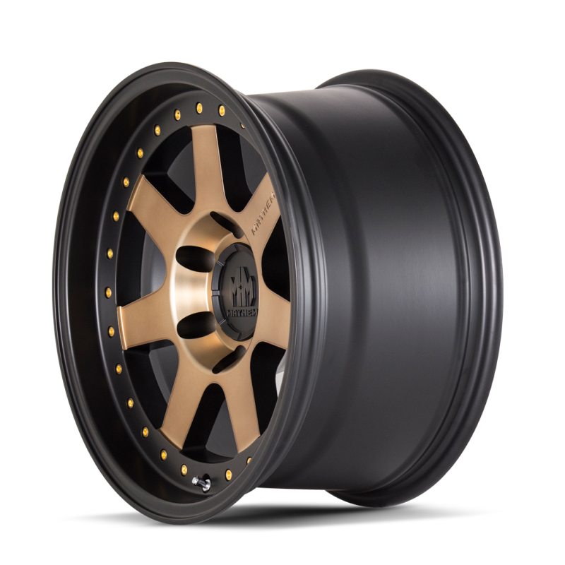 Mayhem 8300 Prodigy 18x9 / 6x139.7 BP / 0mm Offset / 106mm Hub Matte Black w/ Bronze Tint Wheel