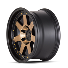 Cargar imagen en el visor de la galería, Mayhem 8300 Prodigy 18x9 / 6x139.7 BP / 0mm Offset / 106mm Hub Matte Black w/ Bronze Tint Wheel