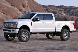 Fabtech 17-20 Ford F250/350 4WD Diesel 6in 4 Link System w/DL 2.25 Resi Shocks & Rear DL Shocks