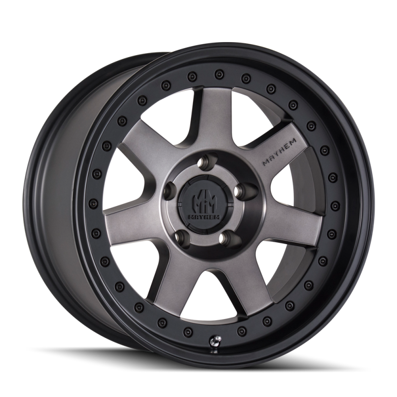 Mayhem 8300 Prodigy 18x9 / 6x135 BP / 0mm Offset / 87.1mm Hub Matte Black w/ Dark Tint Wheel