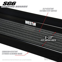Cargar imagen en el visor de la galería, Westin Black Aluminum Running Board 68.4 inches SG6 Running Boards - Blk