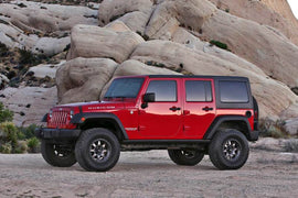 Fabtech 07-18 Jeep JK 4WD 4-Door 3in Trail System w/Perf. Shocks