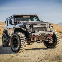 Cargar imagen en el visor de la galería, Westin 18-22 Jeep Wrangler JL / 20-22 Gladiator WJ2 Stubby Front Bumper - Tex. Blk