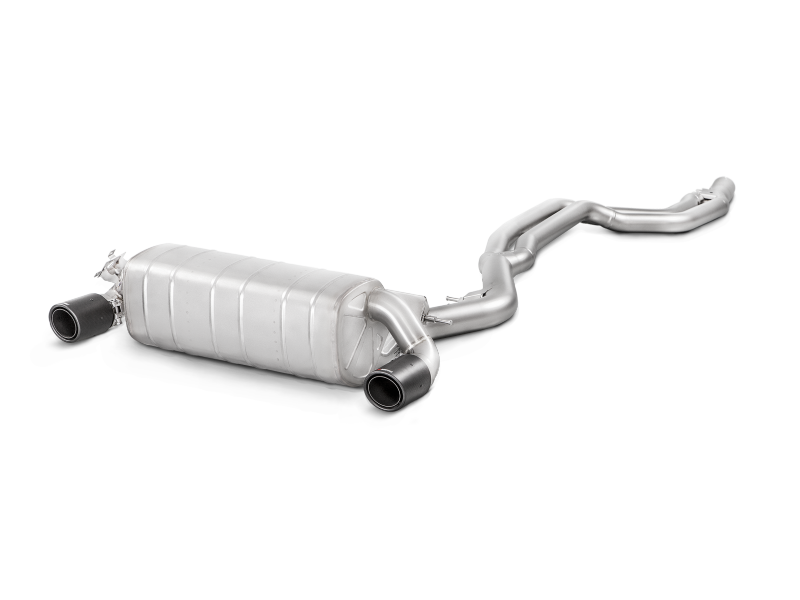 Akrapovic Evolution Line Cat Back (SS) w/ Carbon Tips and Link Pipe for 2016-17 BMW M240i (F22, F23)